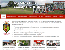 Tablet Screenshot of lahcfd.org